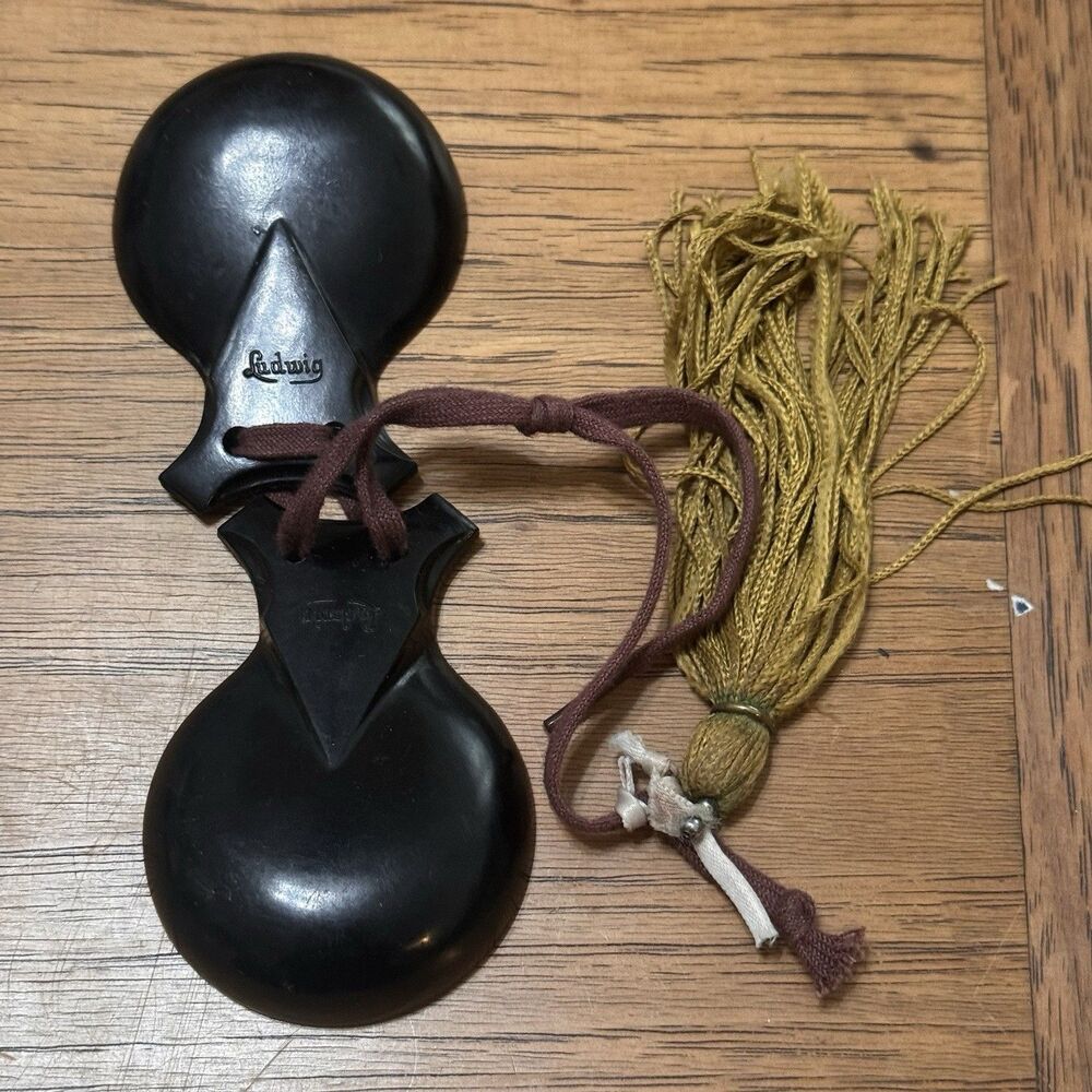 1960s Ludwig Vintage Castanets Percussion Instrument